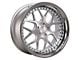 Rennen CSL-2 Silver Brushed with Chrome Step Lip Wheel; 19x8.5 (17-23 AWD Challenger)